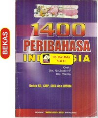 Image of 1400 Peribahasa Indonesia