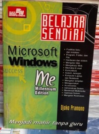 Image of Belajar sendiri microsoft windows me