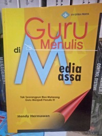 Image of Guru Menulis di Media Massa