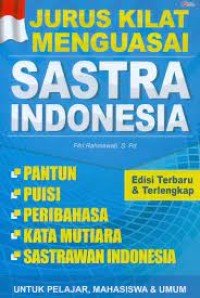 Image of Jurus kilat mengusai sastra indonesia