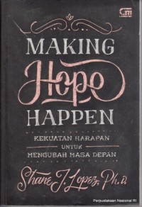 Image of MAKING HOPE HAPPEN