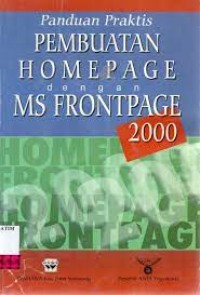 Image of Panduan Praktis Pembuatan Homepage dengan Ms Frontpage 2000
